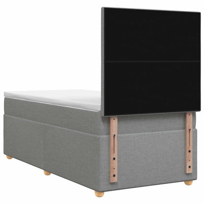 Postel Boxspring S Matrací S Čelo Textil