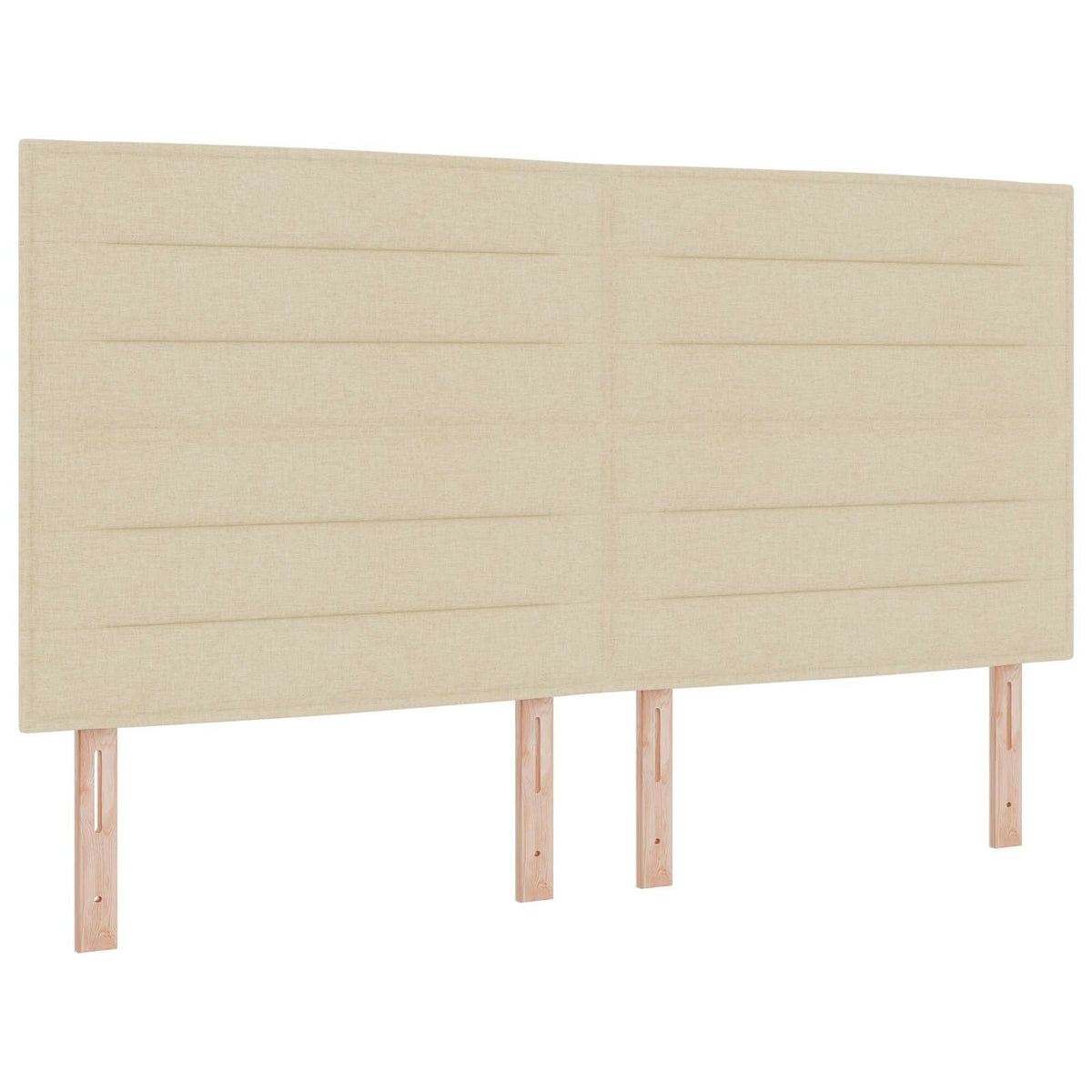 Postel Boxspring S Matrací S Čelo Krémová 140 X 190 Cm Textil