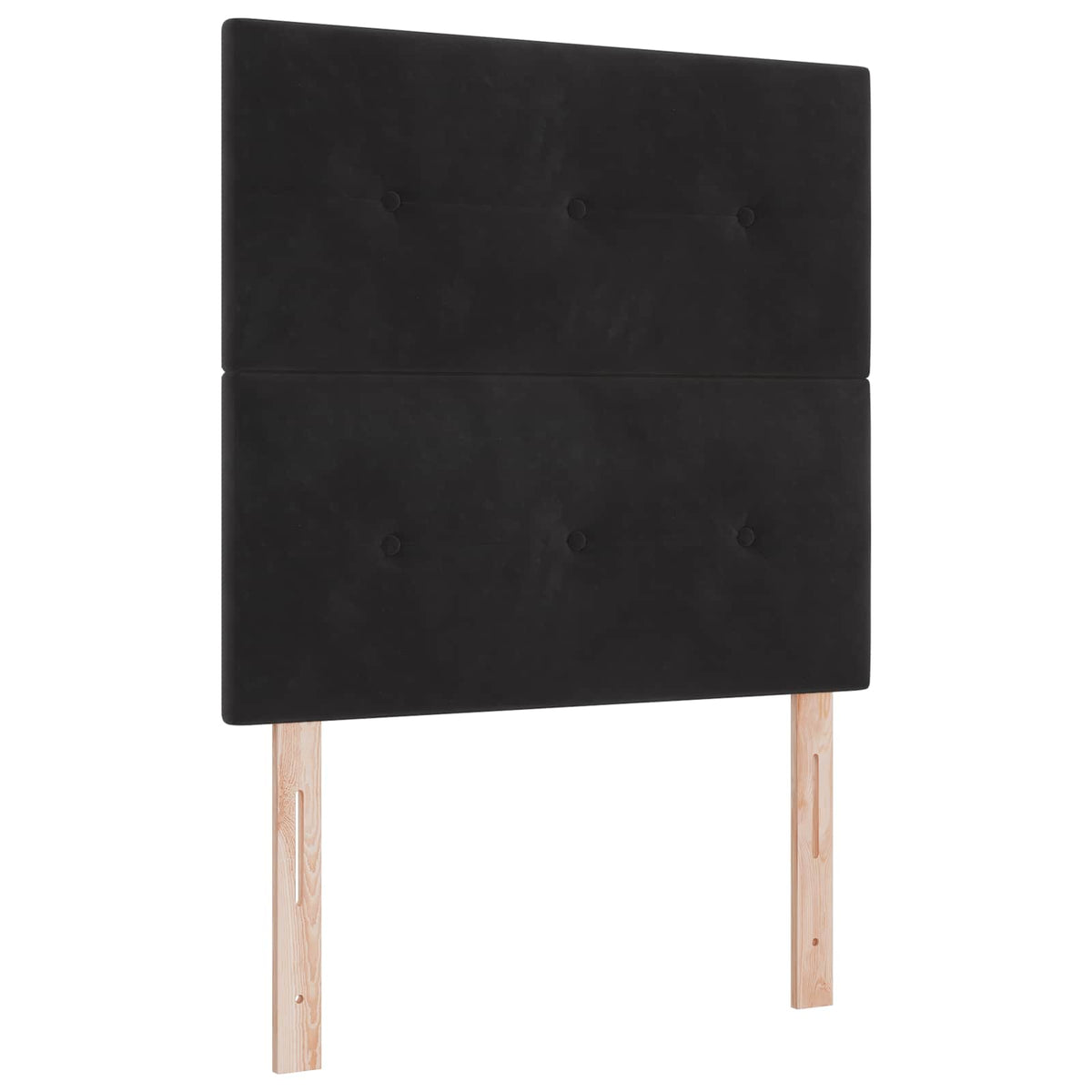 Postel Boxspring S Matrací S Čelo Černá 120 X 200 Cm Samet