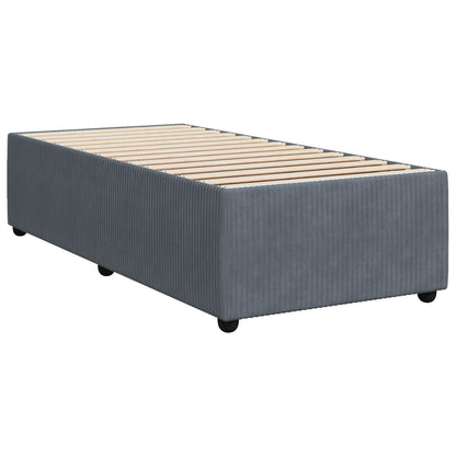 Postel Boxspring S Matrací S Čelo Jednoduchý Samet