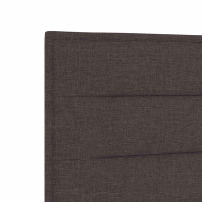 Polohovací Postel S Matrací Tmavě Hnědá 80 X 200 Cm Textil