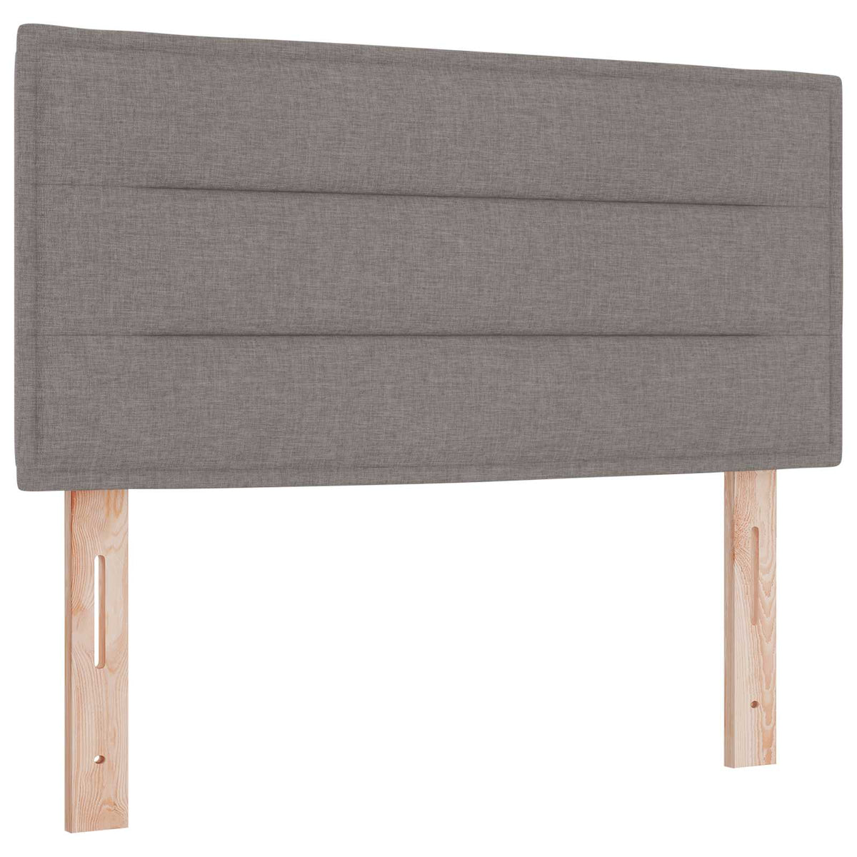Polohovací Postel S Matrací S Čelo Taupe 80 X 200 Cm Textil