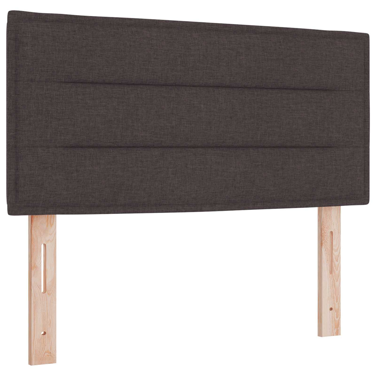 Polohovací Postel S Matrací Tmavě Hnědá 90 X 190 Cm Textil