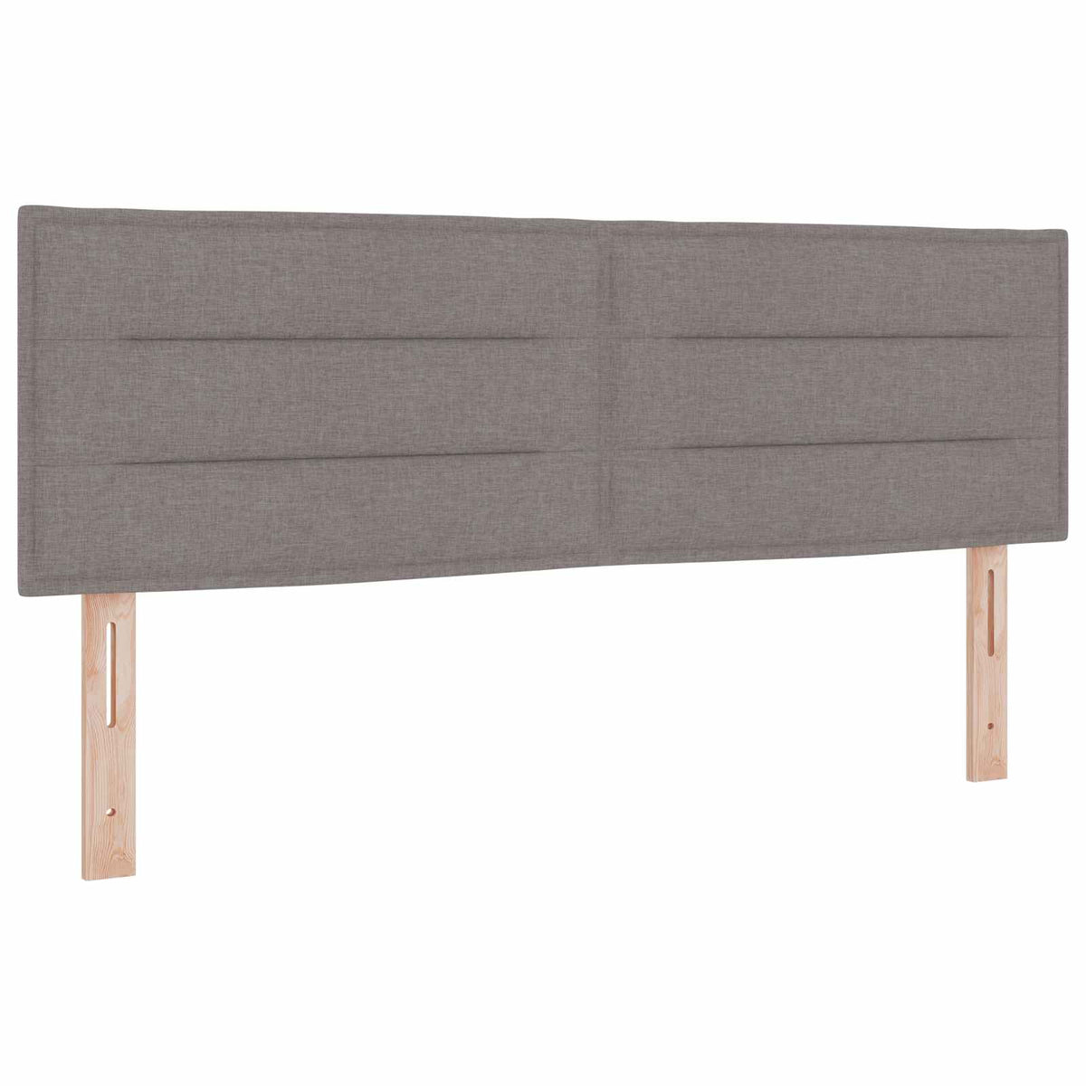 Polohovací Postel S Matrací S Čelo Taupe 140 X 190 Cm Textil