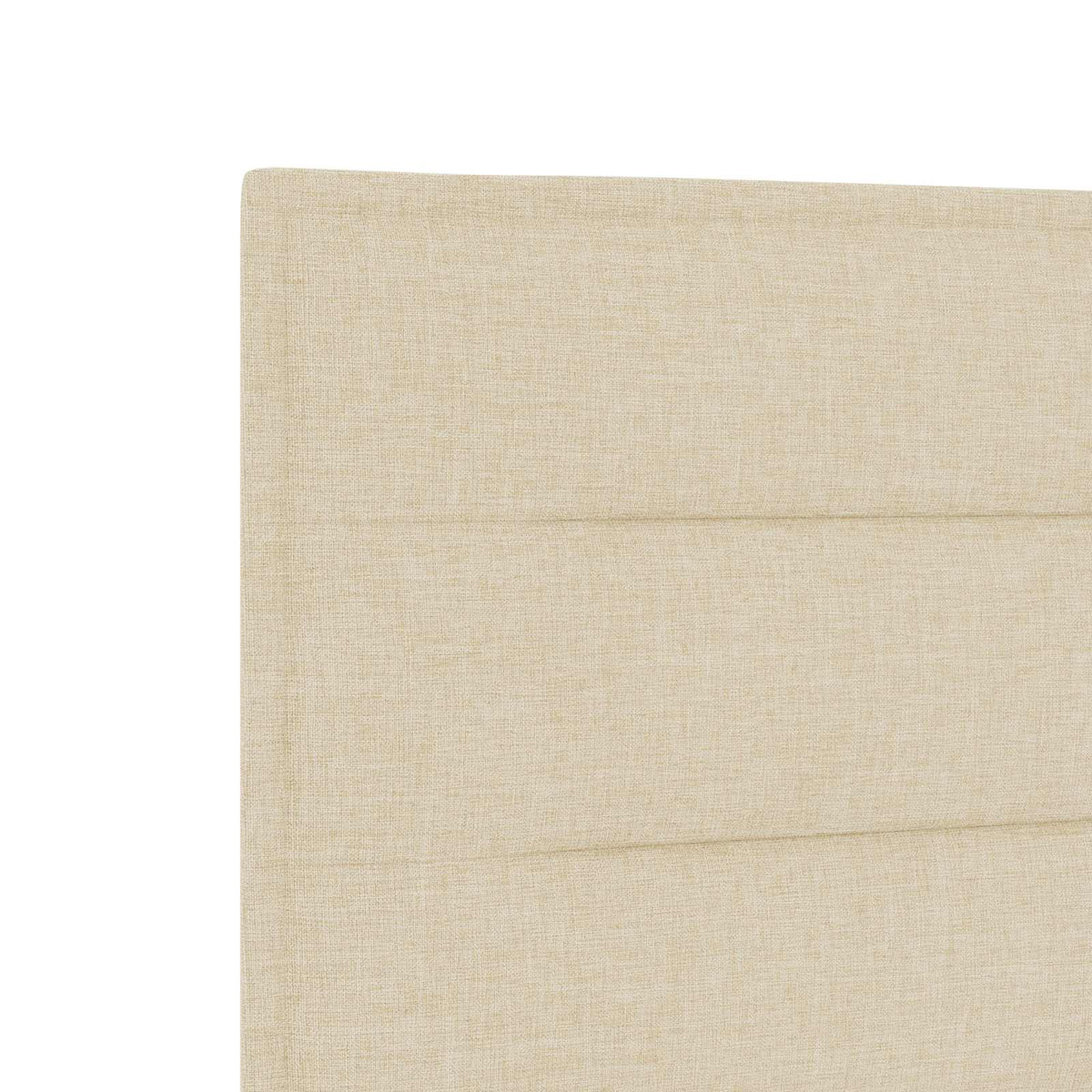 Polohovací Postel S Matrací S Čelo Krémová 140 X 200 Cm Textil