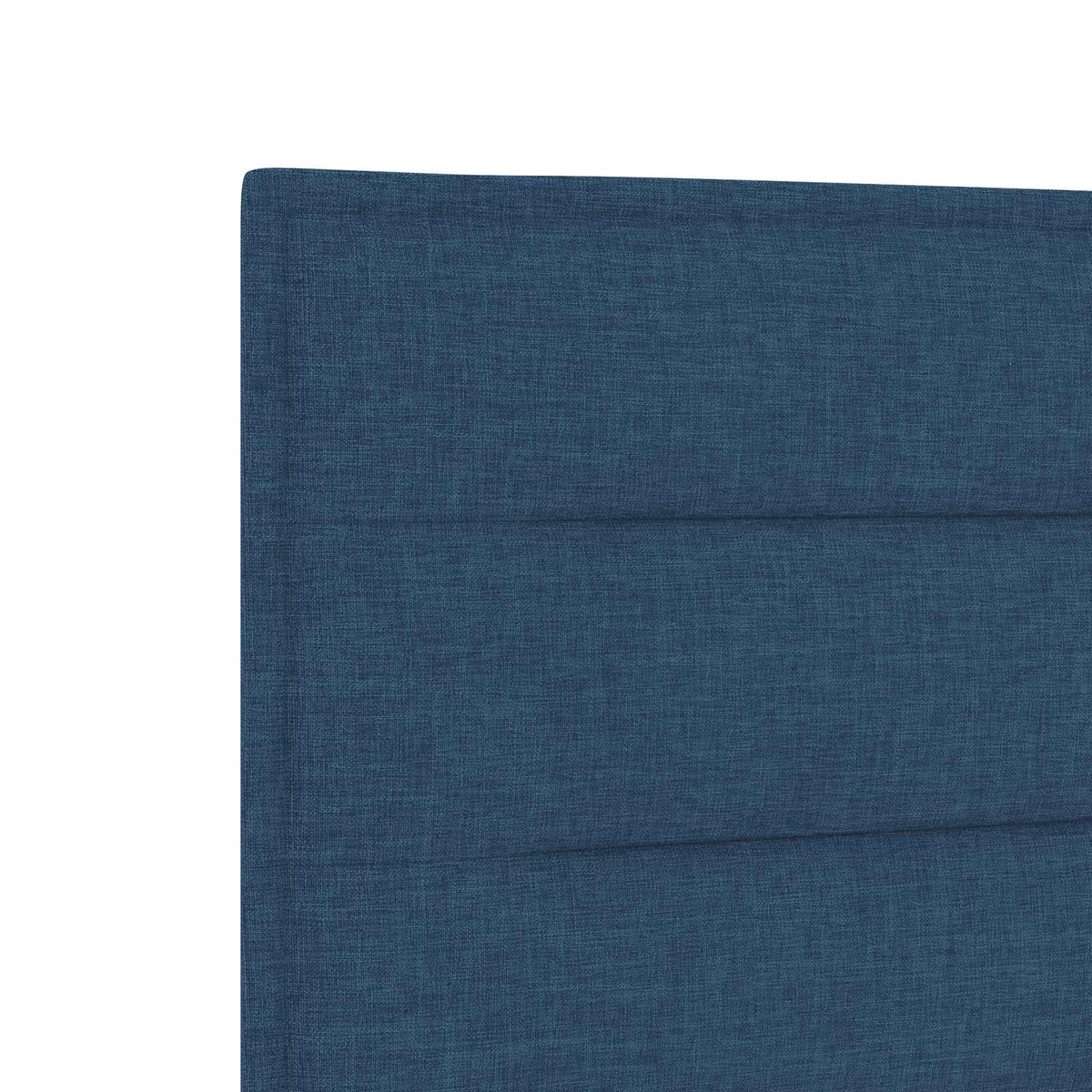 Polohovací Postel S Matrací S Čelo Modrá 180 X 200 Cm Textil