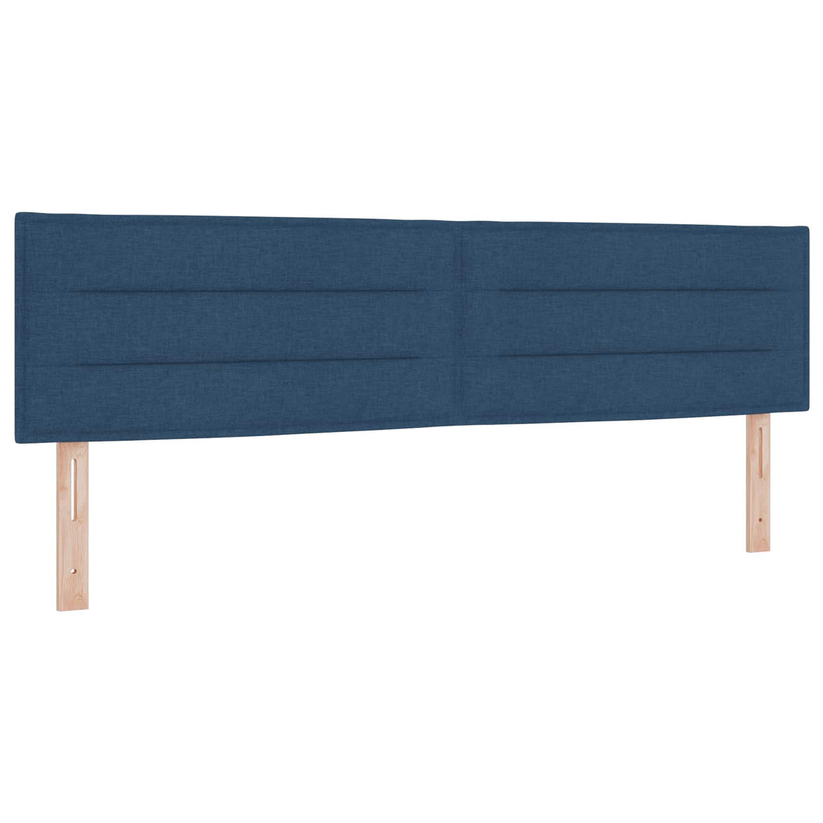 Polohovací Postel S Matrací S Čelo Modrá 180 X 200 Cm Textil
