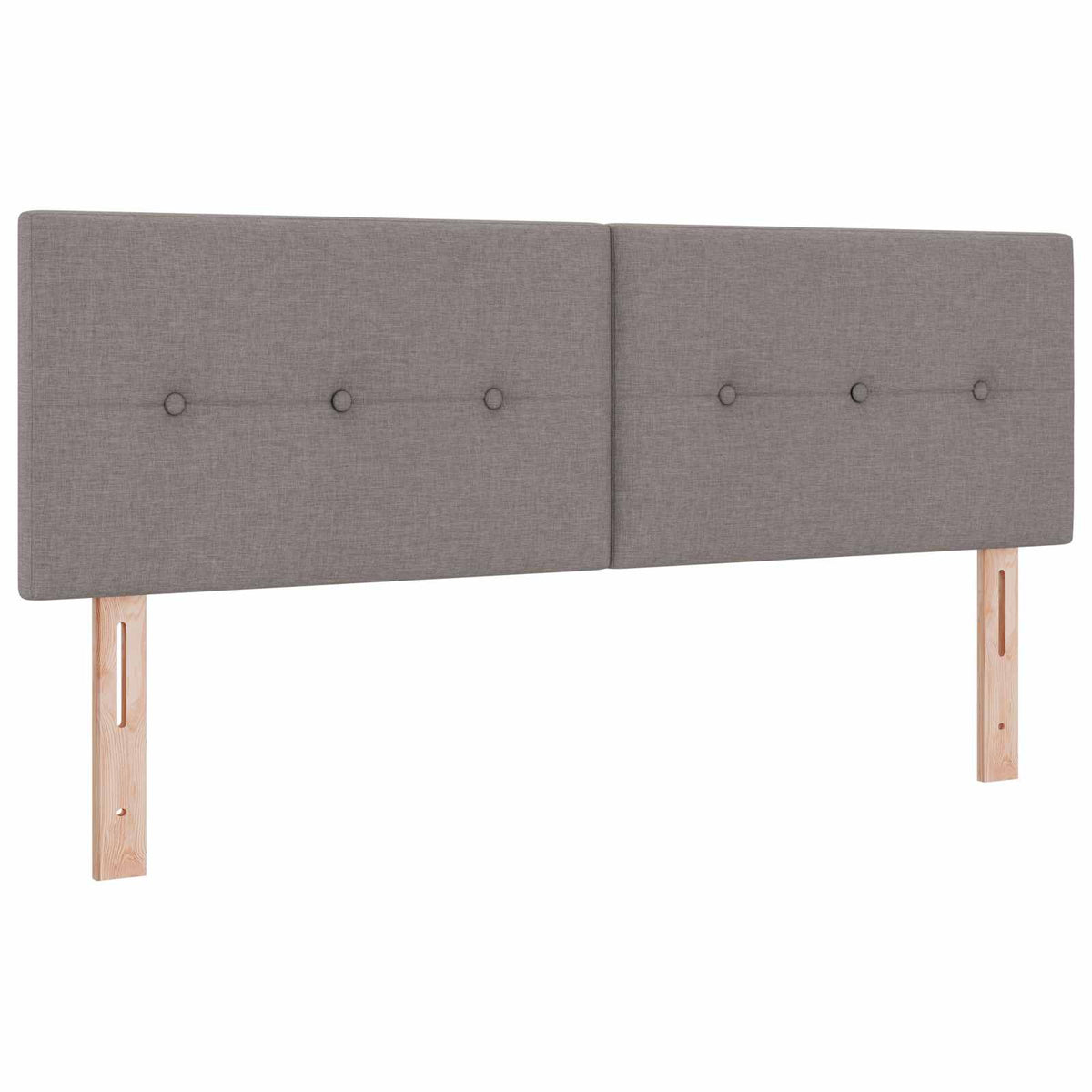 Polohovací Postel S Matrací S Čelo Taupe 140 X 190 Cm Textil