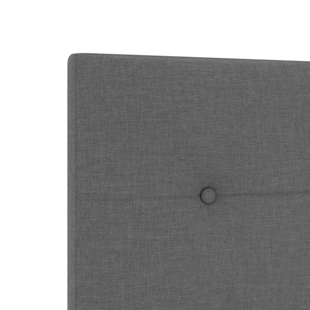 Polohovací Postel S Matrací Tmavě Šedá 160 X 200 Cm Textil