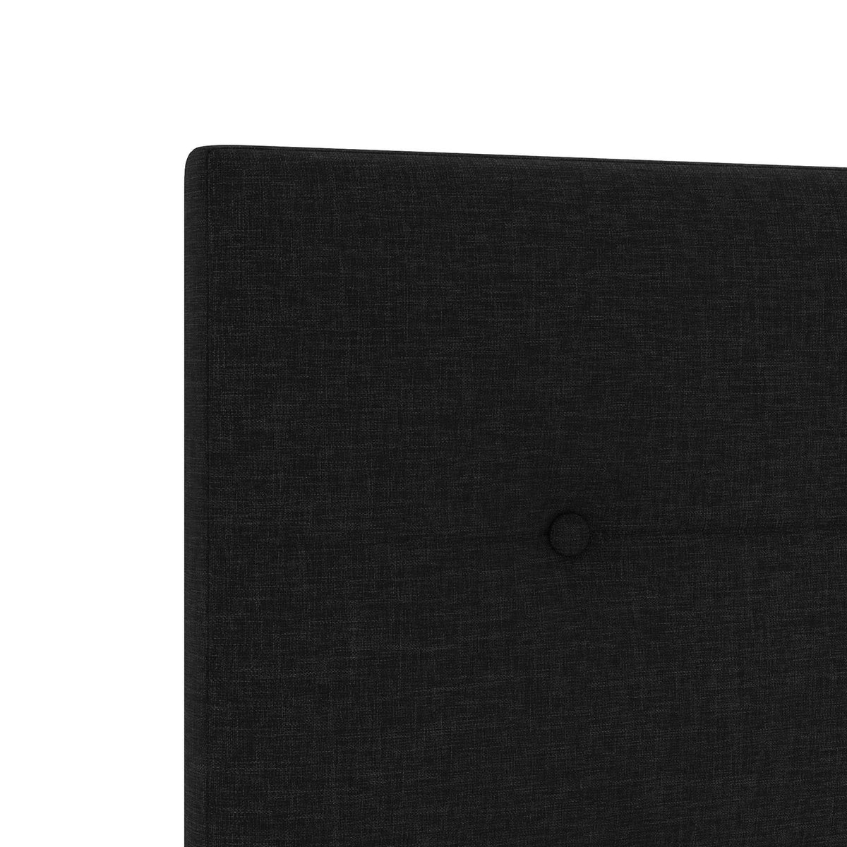 Polohovací Postel S Matrací S Čelo Černá 160 X 200 Cm Textil