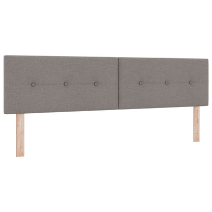 Polohovací Postel S Matrací S Čelo Taupe 180 X 200 Cm Textil