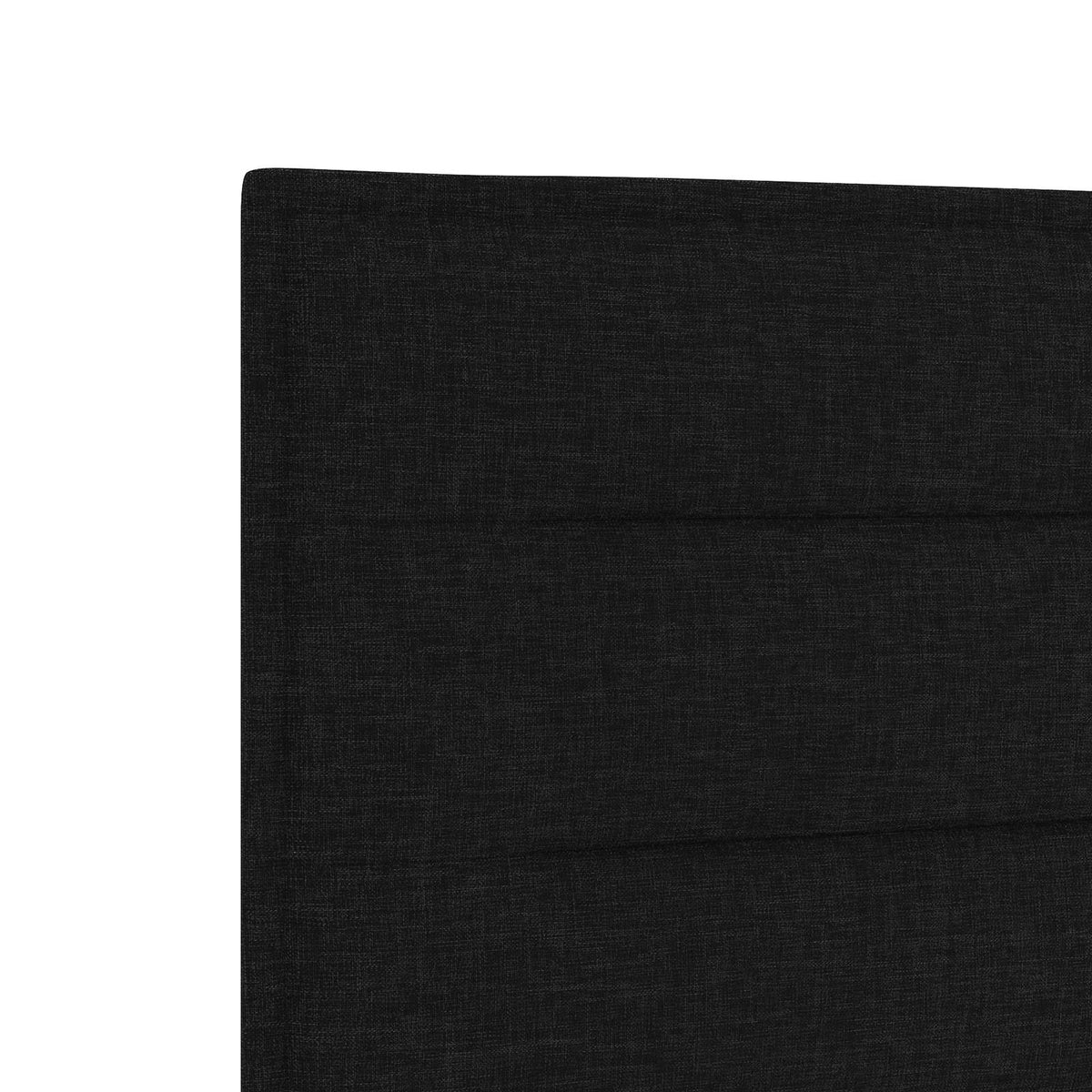 Polohovací Postel S Matrací S Čelo 2 Ks Černá Textil