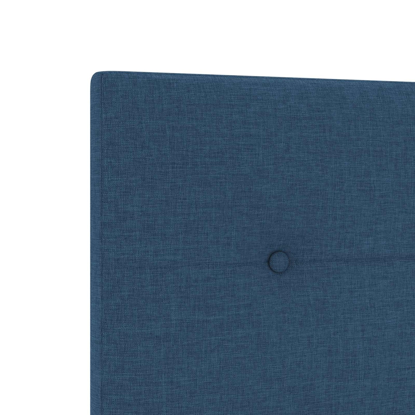 Polohovací Postel S Matrací S Čelo 2 Ks Modrá Textil