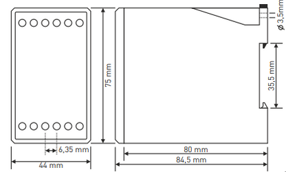 Digitální nadproudové relé s 3×3místným LED displejem TRM-200