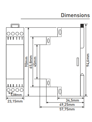 Digitální nadproudové relé s ochranou proti přepětí TRM-30M