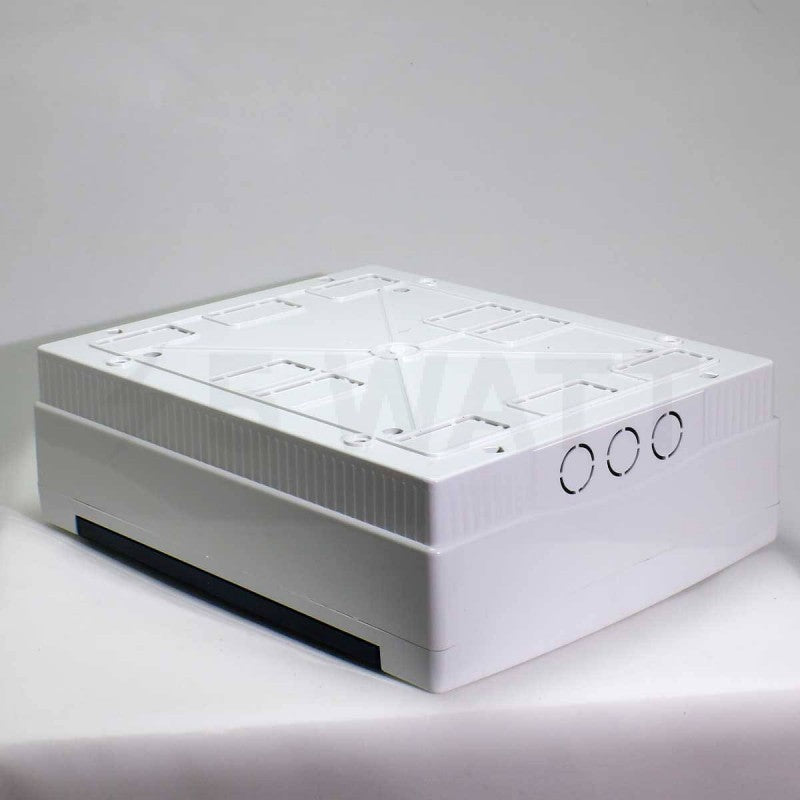 ARS Modulární rozváděč 24 MOD (24 pojistek), rozvodná skříň pro povrchovou montáž, plastová, průhledná dvířka IP40, 341207