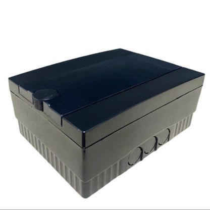 ARS Modulární rozváděč 16 MOD (16 pojistek, 2x8), rozvodná skříň pro povrchovou montáž, plastová, průhledná dvířka IP40, 342597