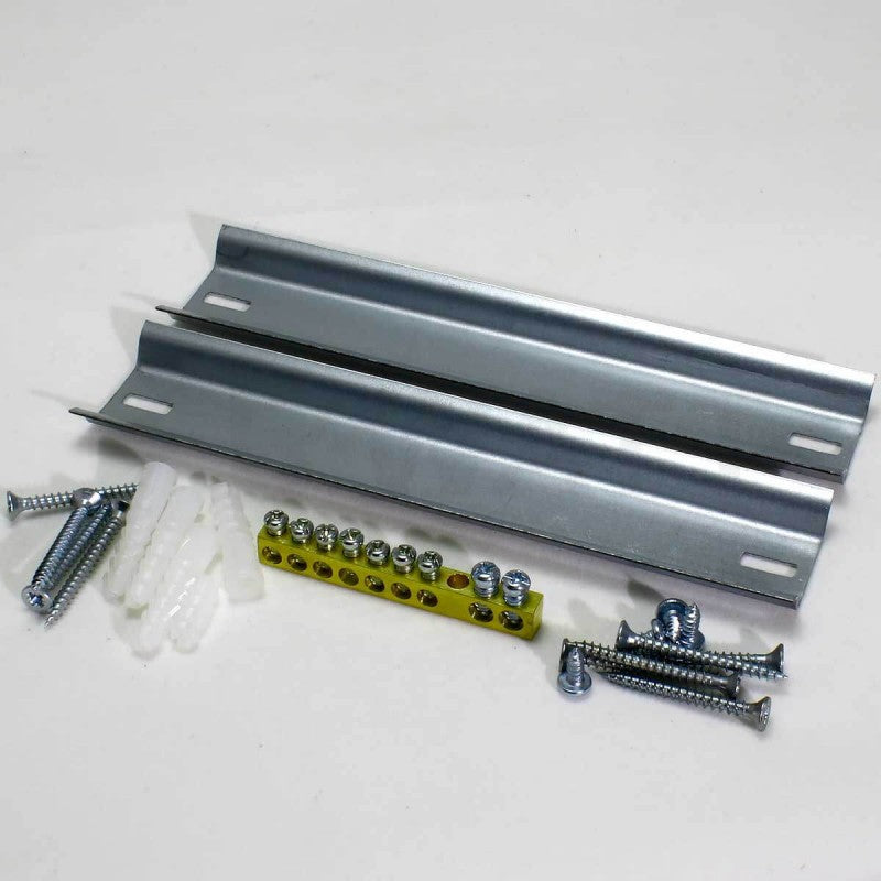 ARS Modulární rozváděč 16 MOD (16 pojistek), rozvodná skříň pro povrchovou montáž, plastová, průhledná dvířka IP40, 341205