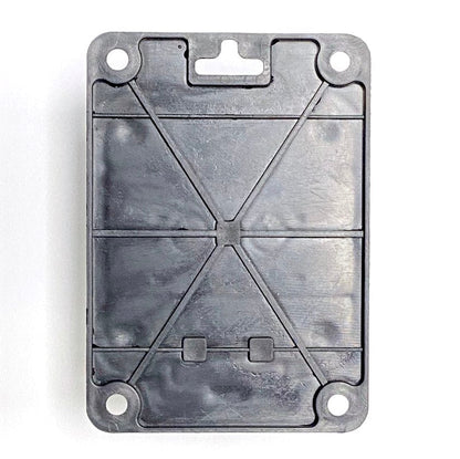 Černá "gumová" zásuvka na povrch 250V, 16A, IP44, SCHUKO 2P+Z, 1KMP-F, Bylion