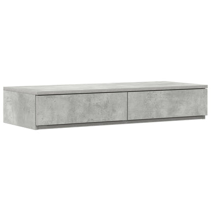 Zásuvky Pod Postel Šedá Beton 75X36,5X16,5 Cm Ze Zpracovaného Dřeva