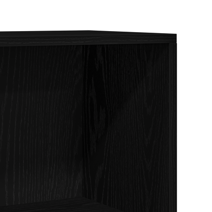 Knihovna 60 X 24 X 176 Cm Kompozitní Dřevo Černý Dub