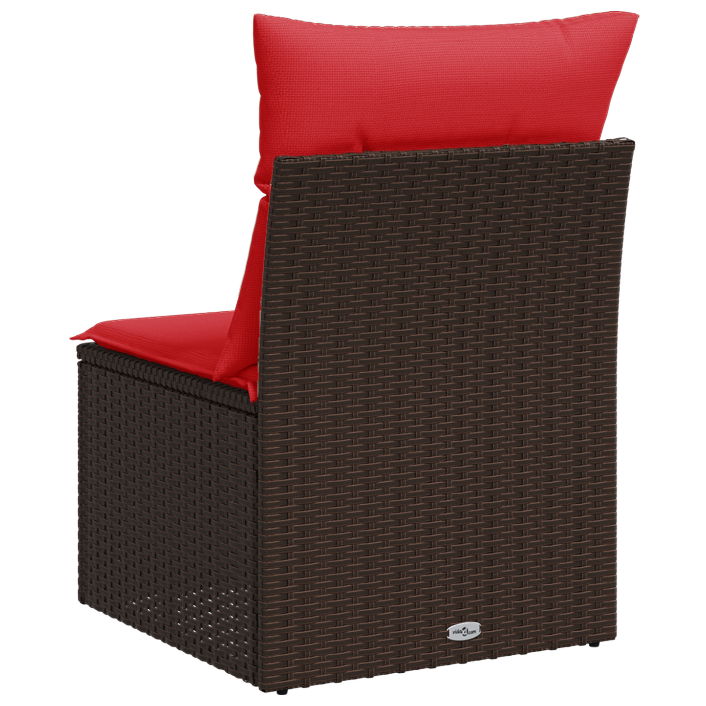 | Zahradní Sofa | S Polštářem Hnědá 55 X 62 X 69 Cm Polyratan