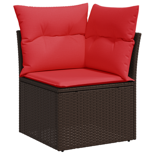 | Zahradní Sofa | S Polštářem Hnědá 62 X 62 X 69 Cm Polyratan