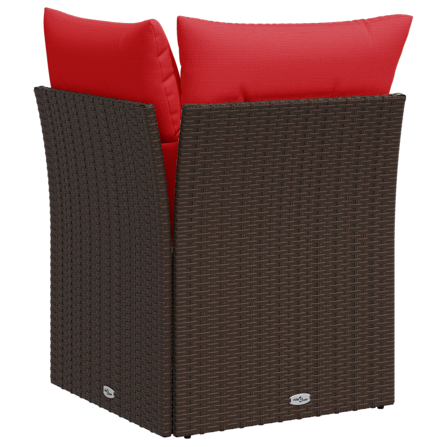 | Zahradní Sofa | S Polštářem Hnědá 62 X 62 X 69 Cm Polyratan