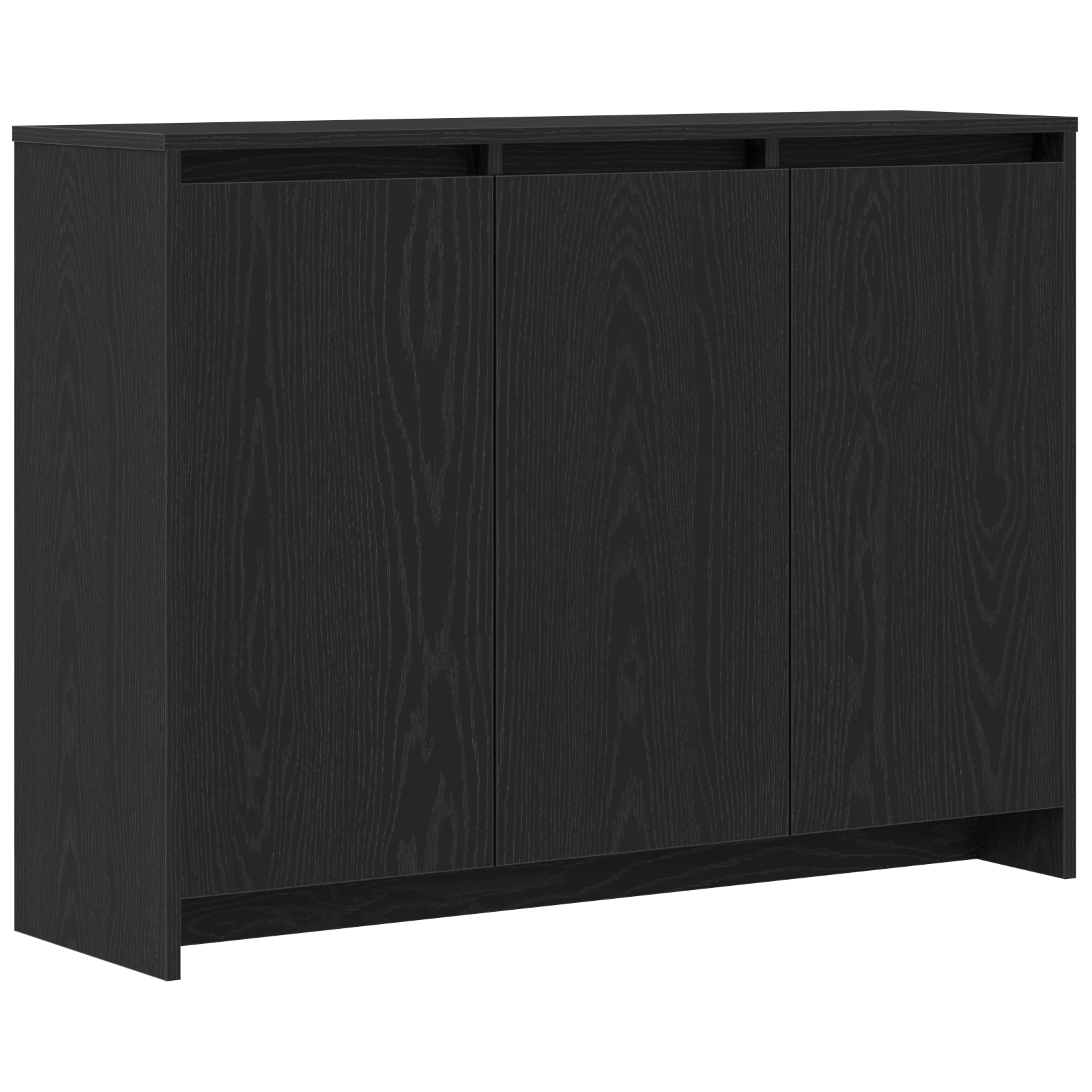 Servírovací Skříň Černá 102 X 29.5 X 75 Cm Kompozitní Dřevo