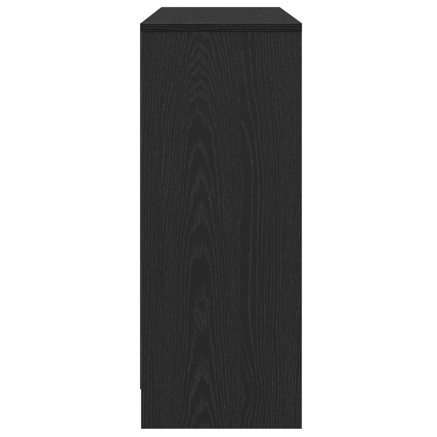 Servírovací Skříň Černá 102 X 29.5 X 75 Cm Kompozitní Dřevo
