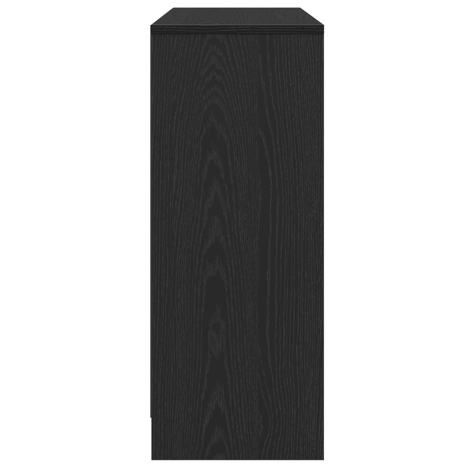 Servírovací Skříň Černá 102 X 29.5 X 75 Cm Kompozitní Dřevo