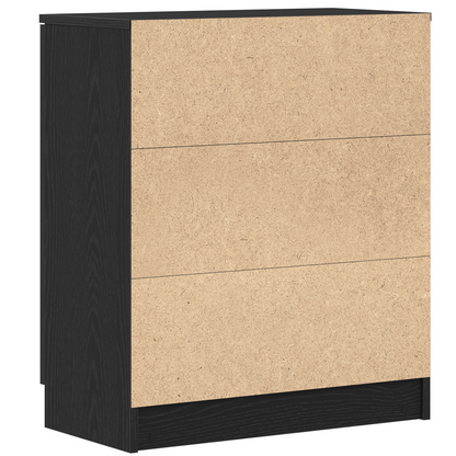 Servírovací Skříň Černý Dub 60 X 30 X 70 Cm Kompozitní Dřevo