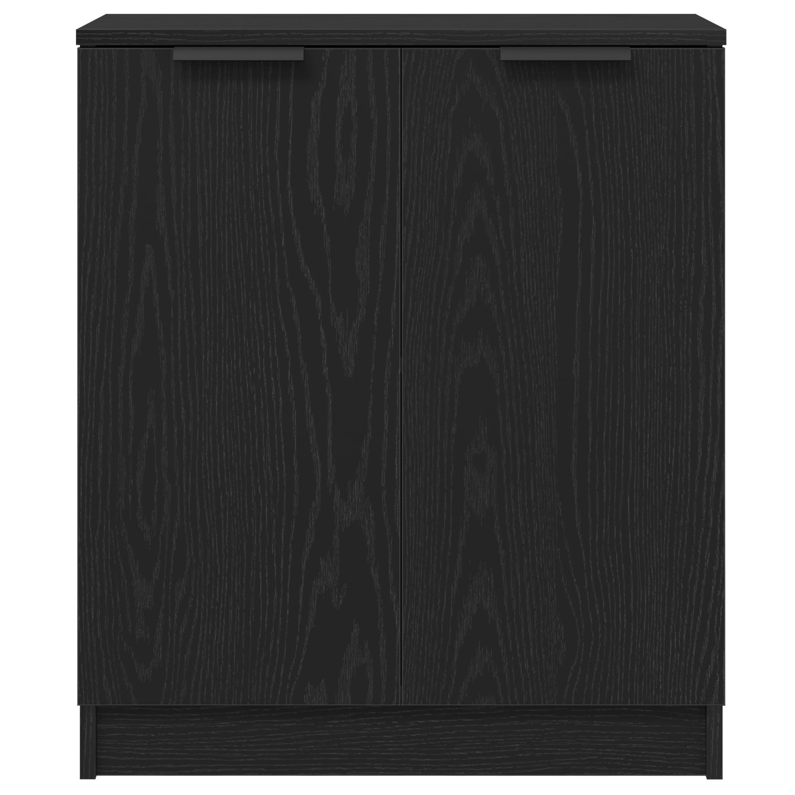Servírovací Skříň Černý Dub 60 X 30 X 70 Cm Kompozitní Dřevo