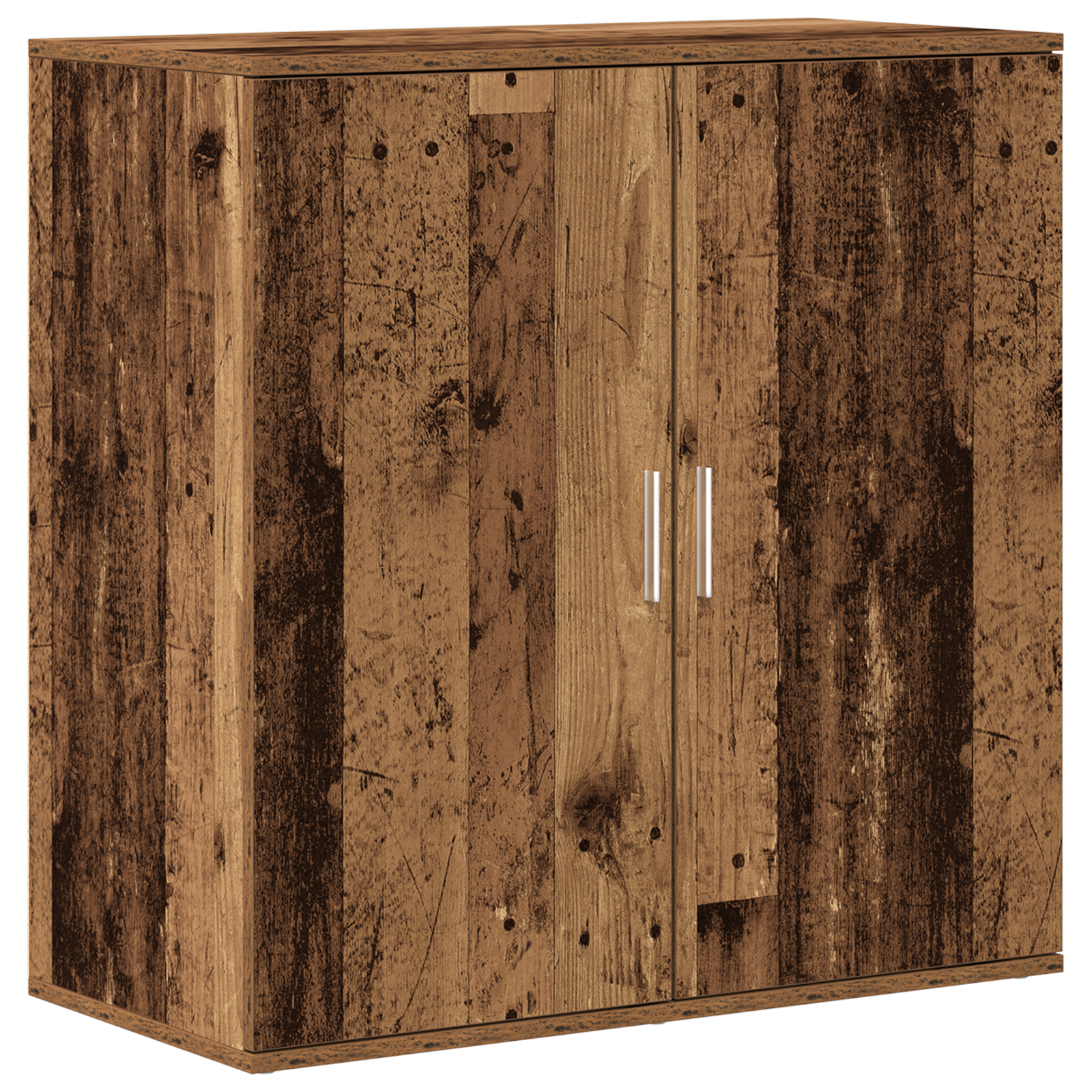 Servírovací Skříň Staré Dřevo 79 X 38 X 80 Cm Kompozitní Dřevo