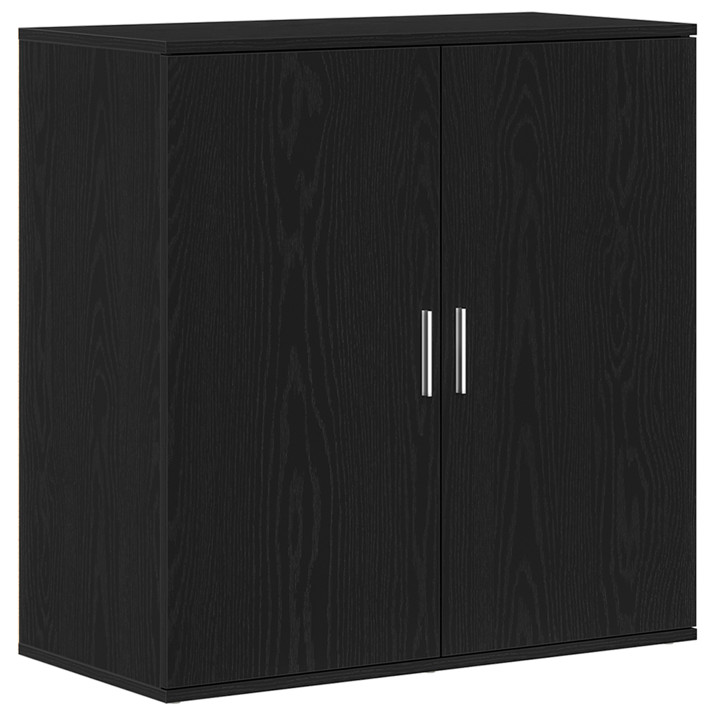 Servírovací Skříň Černý Dub 79 X 38 X 80 Cm Kompozitní Dřevo