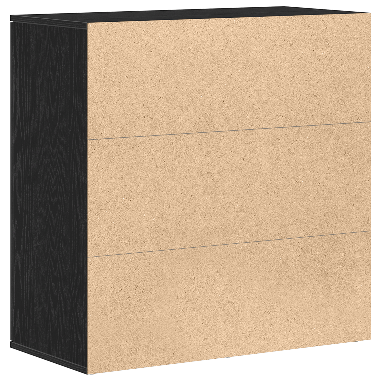 Servírovací Skříň Černý Dub 79 X 38 X 80 Cm Kompozitní Dřevo