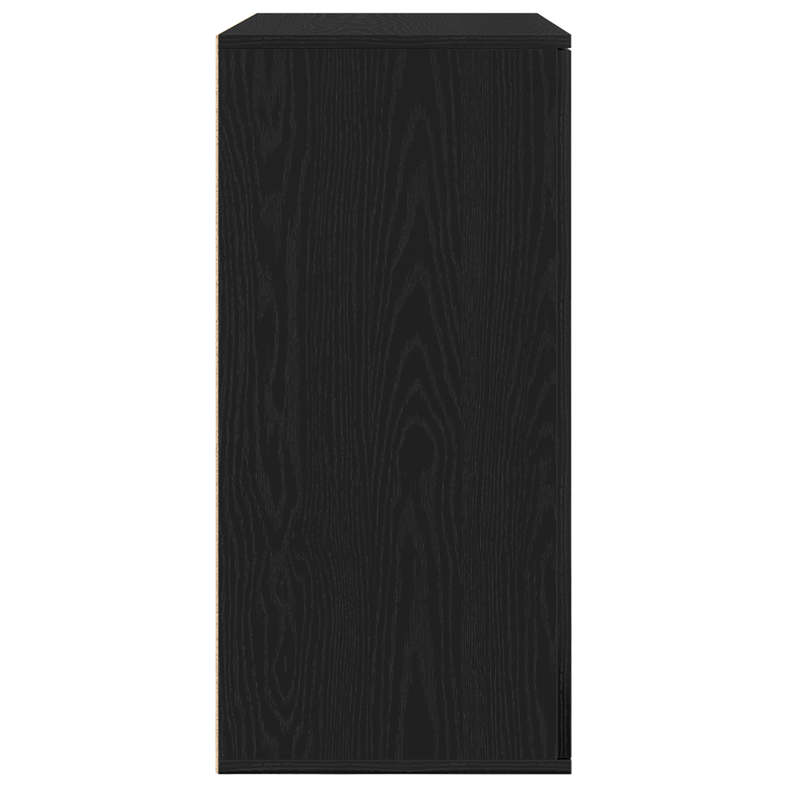 Servírovací Skříň Černý Dub 79 X 38 X 80 Cm Kompozitní Dřevo
