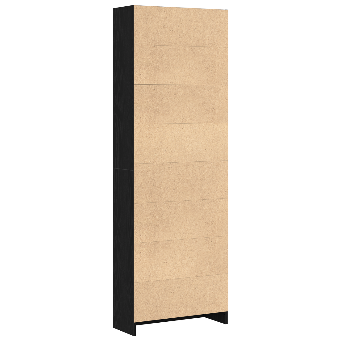 Knihovna 60 X 24 X 176 Cm Kompozitní Dřevo Černý Dub