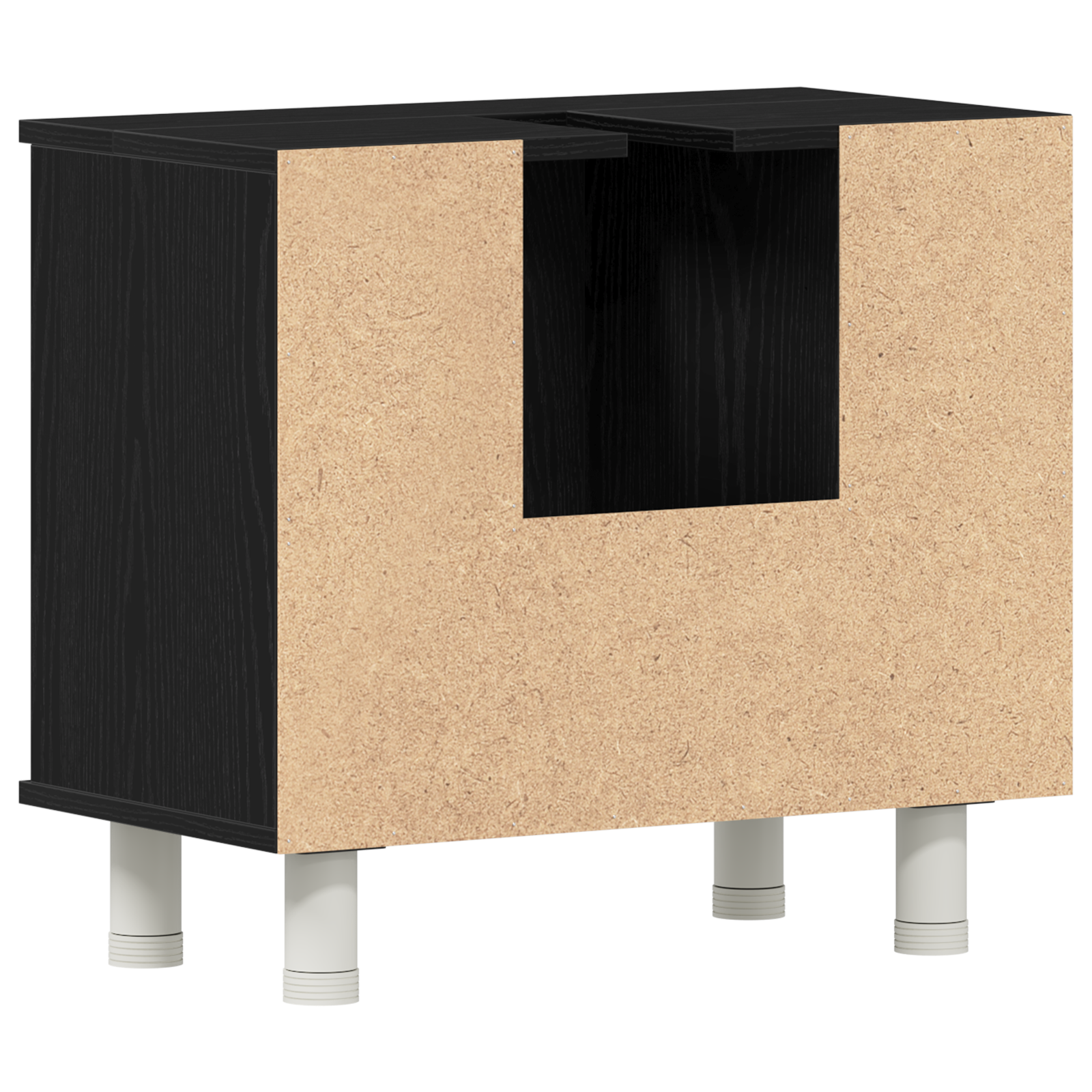 Koupelnová Skříň Černý Dub 60 X 32 X 54 Cm Kompozitní Dřevo