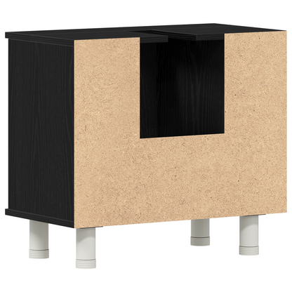 Koupelnová Skříň Černý Dub 60 X 32 X 54 Cm Kompozitní Dřevo
