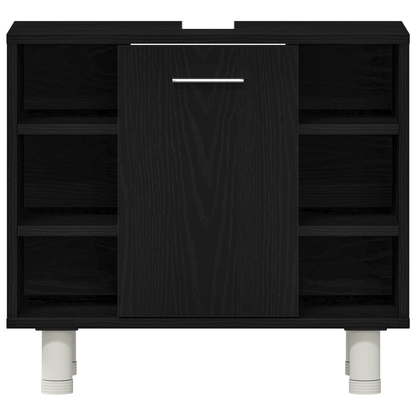 Koupelnová Skříň Černý Dub 60 X 32 X 54 Cm Kompozitní Dřevo