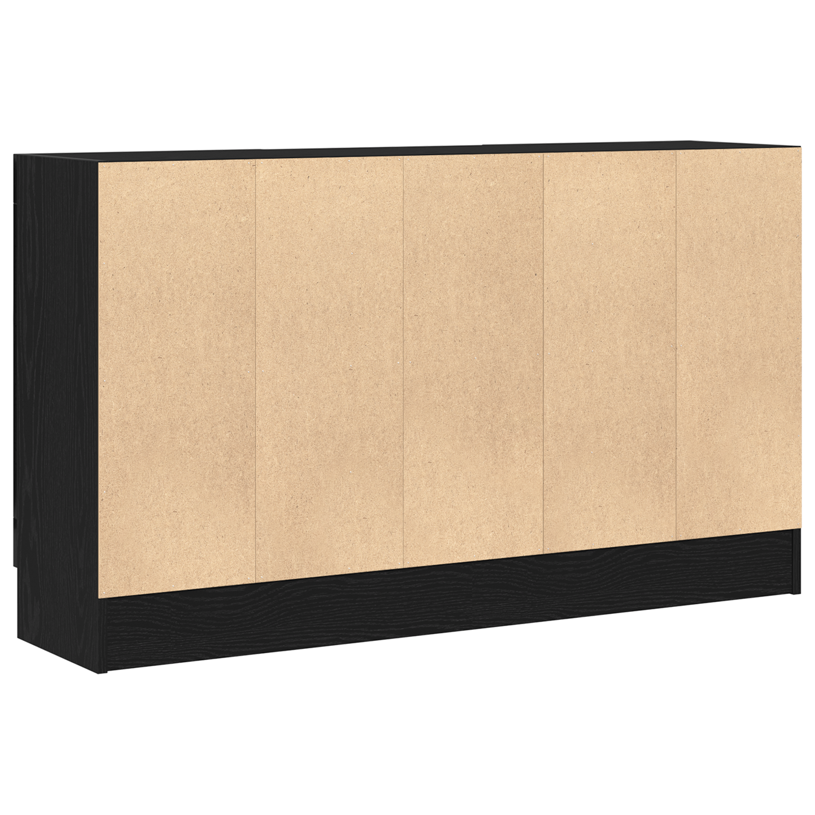 Servírovací Skříň Černý Dub 120 X 30,5 X 70 Cm Kompozitní Dřevo