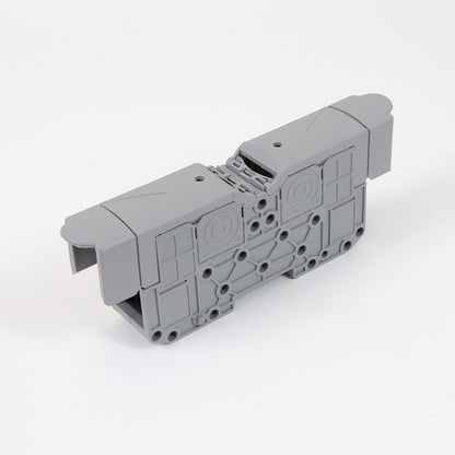 ONKA 70mm2 M8 Šroubová kolejnicová spojka svorkovnice terminál na DIN lištu s ochranným krytem, šedá, 1030045