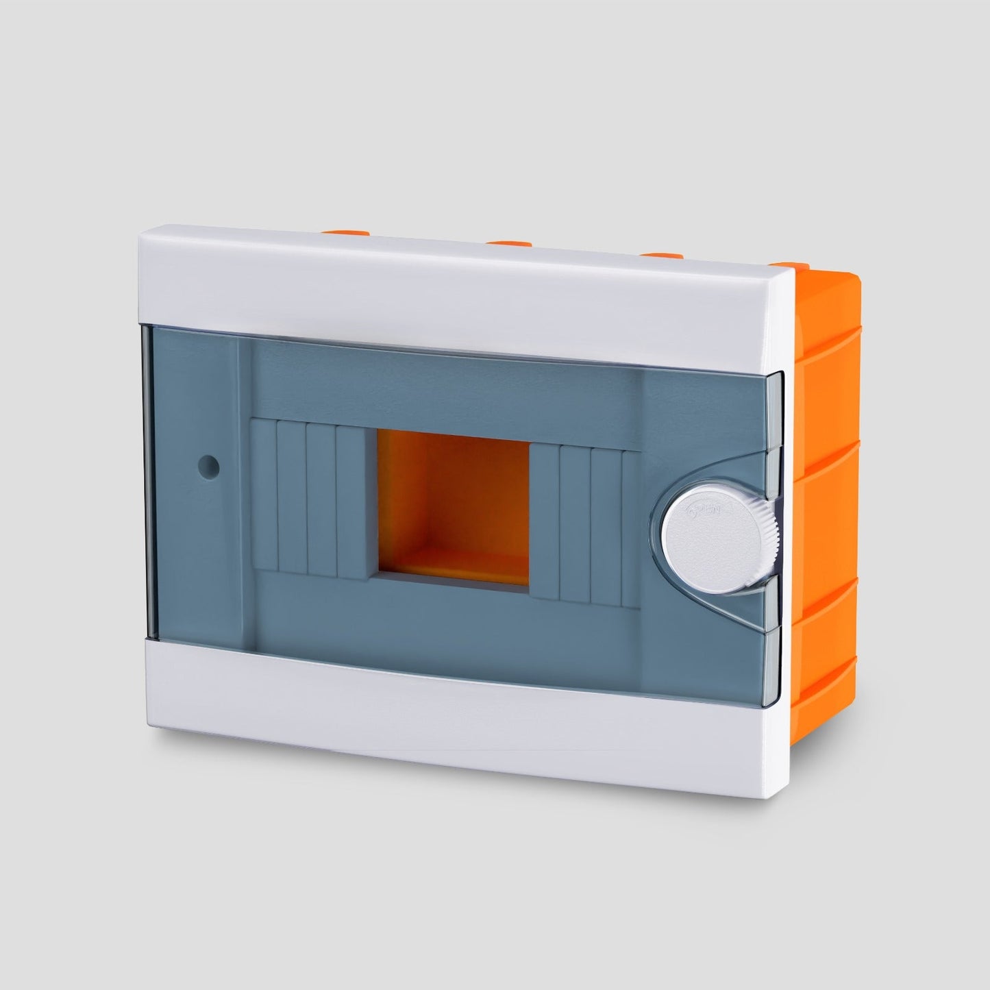 ARS Modulární rozváděč 2-6 MOD (2-6 pojistek), rozvodná skříň pod omítku plastová, průhledná dvířka IP40, 341213