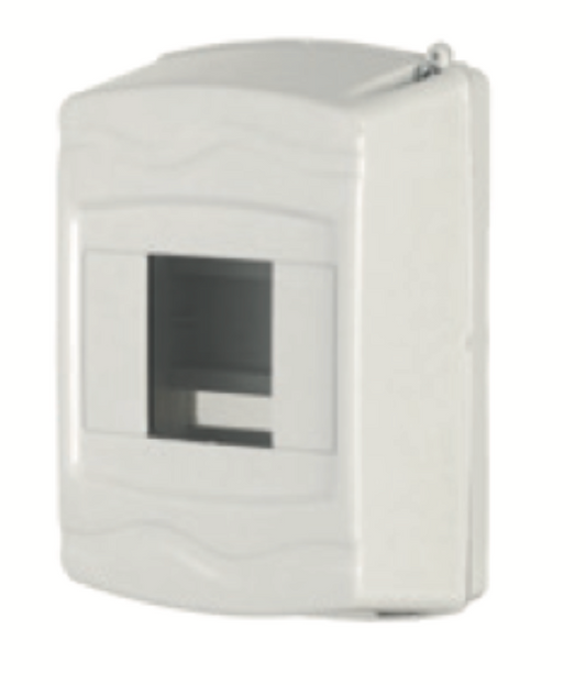 ARS nástěnný box / rozvaděč na omítku pro 3-4 pojistky, 341211