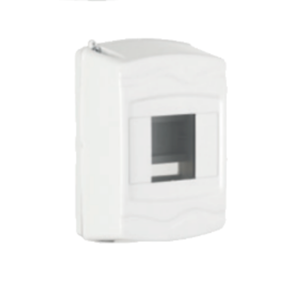 ARS nástěnný box / rozvaděč na omítku pro 3-4 pojistky, 341211