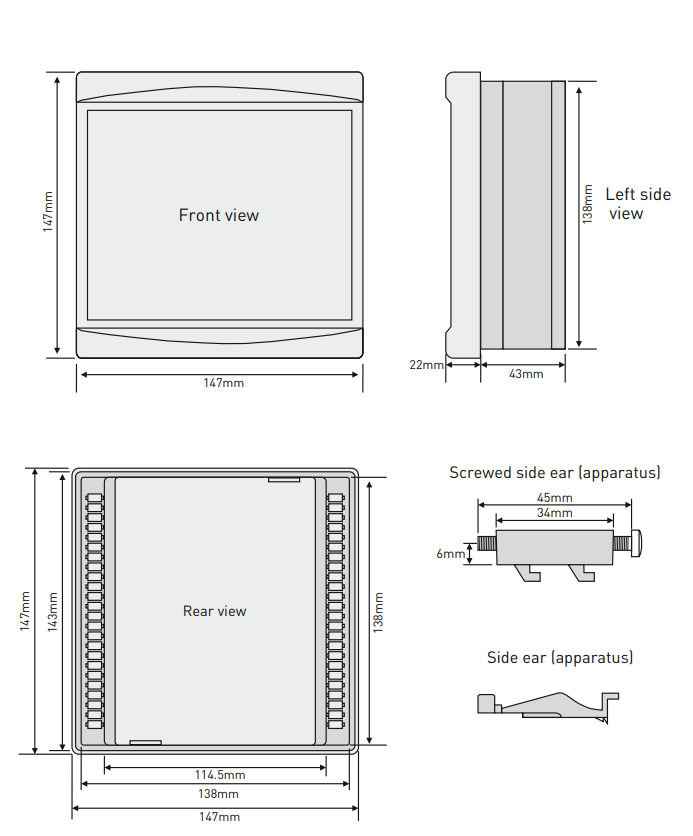 Regulátor jalového výkonu 12 úrovňový  s LED obrazovko