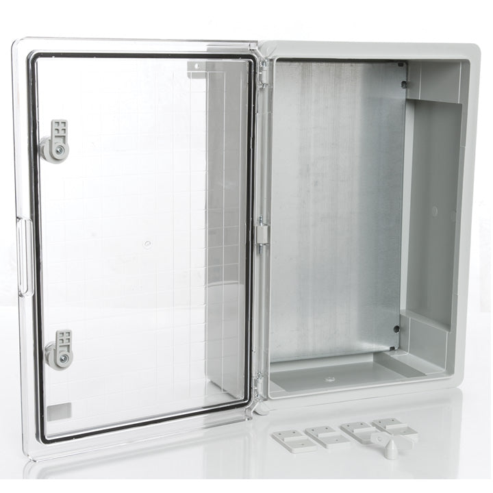Rozvaděč plastové průhledné dveře 350x500x190mm IP65 PP3016