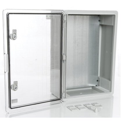 Rozvaděč plastové průhledné dveře 350x500x190mm IP65 PP3016