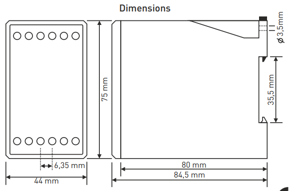 Digitální nadproudové relé s 3×3místným LED displejem TRM-100